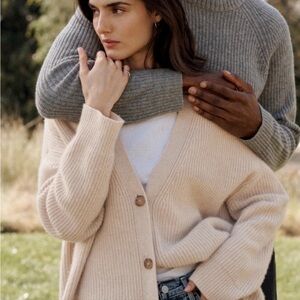 Jenni Kayne Cacopn sweater in oatmeal